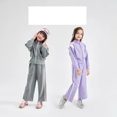 女の子 子供服 ジャージ 上下セット スウェット トレーナー セットアップ  女児 ガールズ キッズ ダンス スポーツウェア 2点セット 運動服 manze04