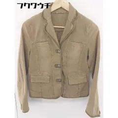 ◇ EVEX by KRIZIA エヴェックス バイ クリツィア 長袖 ジャケット サイズ40 ベージュ レディース  【中古】 【1110220001134】