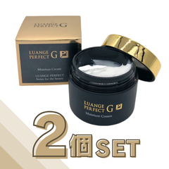 {2個まとめ割引}LUANGE PERFECT G 保湿クリーム 30g×2個｜ゴールド＆パールの輝きでハリつや肌へ｜高保湿×エイジングケア｜日本製
