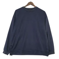 niko and... ニコアンド 通年★ トレーナー スウェットシャツ クルーネック Sz.M メンズ 紺