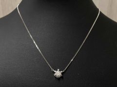 プラチナ】Pt900 ダイヤモンドネックレス Pt850 0.34ct - メルカリ