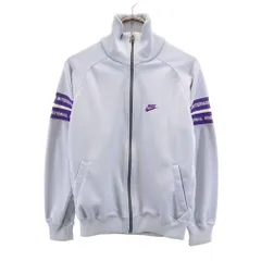 ナイキ 80s 日本製 ヴィンテージ 紺タグ トラックジャケット S グレー NIKE ジャージ メンズ