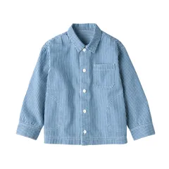 無印良品 ジャケット洗いざらしデニムシャツジャケット(キッズ)ユニセックス子供