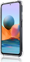 JACRON 全面保護Redmi Note 10 Pro 耐衝撃 ケース 柔軟 TPU カバー 四隅がエアクッション構造 全透明 散熱加工 黄変しにくい ワイヤレス充電対応 薄型 軽量 携帯便利 スマホケース クリア(TPU-AZ-2936)のサムネイル
