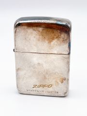 ZIPPO/ジッポー　オイルライター　シルバー　PAT.2032695　ヴィンテージ　アンティーク　YY191