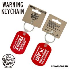 US ラバー ビンテージ キーホルダー アメリカ 広告 Amazon.co.jp: アメカジ 警告 注意 ラバー キーホルダー