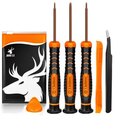 JORESTスクリュードライバーセット、 Switch用、6個ツールキット、Y型ネジ ドライバー Y00、Y1、フィリップスPH00、ピンセット、クローバー、トライアングルプライ、Switch Lite 拆解 Joycon Controller 修理 Wi