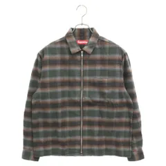 SUPREME (シュプリーム) 24SS Shadow Plaid Flannel Zip Up Shirt シャドウ プレイド フランネル ジップ長袖シャツ マルチカラーのサムネイル