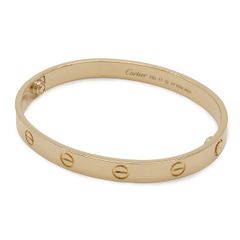 Cartier カルティエ LOVE LΘVE ラブブレス ブレスレット バングル K18PG 750PG ピンクゴールド #17