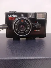 完動品◆良品【懐かしい雰囲気のエモい写り】◆昭和レトロKonica EFJ 完動品❁極美品【済んだエモい写り❁昭和レトロ】初心者