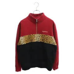 SUPREME 18FW ハーフジップ スウェット レオパード XL SUPREME 18FW ハーフジップ スウェット レオパード XL 【公式通販】