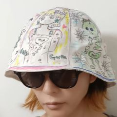 リカさまへ 手描きハット