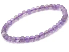 ラベンダーアメジスト ブレスレット 4mm パワーストーン ブレスレット レディース メンズ 天然石 数珠