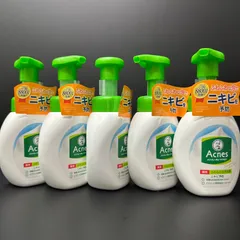 【12/2 再入荷】Acnes アクネス　薬用ふわふわな泡洗顔　5本セット