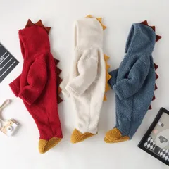 着ぐるみ ベビーロンパース　新生児　キッズ　恐竜　怪獣　もこもこ