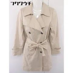 ■ ◎ QUEENS COURT クイーンズコート 長袖 トレンチ コート サイズ1 ベージュ レディース  【中古】 【1107150010367】のサムネイル