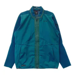 サイズ：XL OAKLEY オークリー  異素材切替 スカル刺繍 長袖ジャケット  グリーン系 [240101524169] ゴルフウェア メンズ ストスト