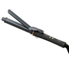 アイリスオーヤマ MiCOLA (ミコラ) カールアイロン コテ パイプ直径28mm 海外対応 温度調節可能 HIR-MC201-H ダークグレー [ダークグレー] [カールアイロン(28mm)]のサムネイル