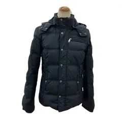 186000 DIESEL ディーゼル DIESEL ダウンジャケット S ブラック ナイロン メンズ