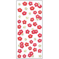 【10枚セット】和風シール 梅 JP419 花 和柄 日本 風情 ギフト 奥山 日本製