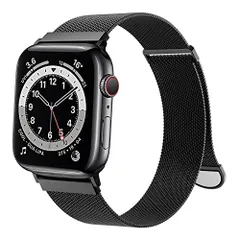 ブラック_41mm40mm38mm CAERMA コンパチブル Apple Watch バンド 41mm 40mm 38mm 49mm 45mm 44mm 42mm コンパチブル アップルウォッチバンド ステンレス留め金製 男女兼用 Apple Watch ベ