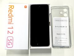 「中古品」SoftBank Xiaomi Redmi 12 5G ホワイト A401XM 128G【管理番号：W073122】