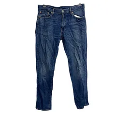 Levi's 511 デニムパンツ W33 ブルー リーバイス ジップアップ スリムフィット ストレッチ 古着卸 アメリカ仕入 2506-455