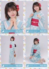 【中古】生写真(坂道シリーズ) ◇松田好花/日向坂46ランダム生写真【2022年 浴衣衣装】 4種コンプリートセット