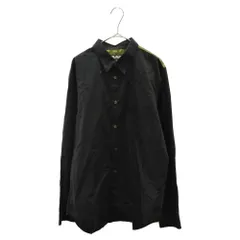 BLACK COMME des GARCONS (ブラックコムデギャルソン) 総柄切替デザイン 長袖シャツ ブラック/グリーン 1N‐B006 AD2014のサムネイル