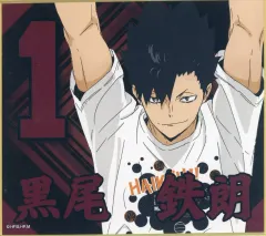 【中古】紙製品 黒尾鉄朗 「ハイキュー!! 合同練習会2020 トレーディング箔ミニ色紙」