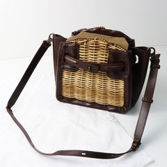 ebagos オイルショルダー ベルトバッグ トート型 チョコ - メルカリ