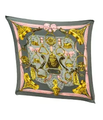 ✨未使用級✨HERMES スカーフ　プリーツ　カレ90 希少　箱付き エルメス スカーフ カレ90 帆船 SILK100% 箱 カード | 東京銀座