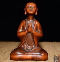 ♡Fa左1034 レア ヴィンテージ 木彫り ピースサイン ハンドオブジェ
