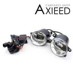 トヨタ 汎用 LED フォグランプ デイライト付き フォグ 2個セット 高品質 イカリング/エンジェル ★リング 純正交換 LEDフォグ ライト 車検対応 保障付き 外装パーツ