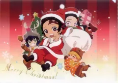 【中古】クリアファイル 集合(SD) A4クリアファイル 「鬼滅の刃×ufotable cafe クリスマスイベント」