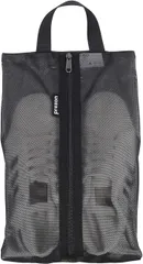 prezon シューズケース シューズバッグ シューズ袋 軽量 半透明 多機能 靴入れ 小物入れ( ブラック)