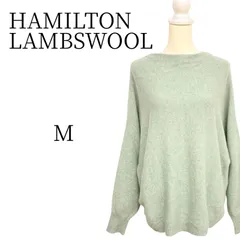 HAMILTON LAMBSWOOL 緑 長袖 ニット・セーター Mのサムネイル