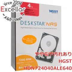 [bn:15] HGST製HDD　HDN724040ALE640　4TB SATA600 7200　500～1000時間以内 元箱ありのサムネイル