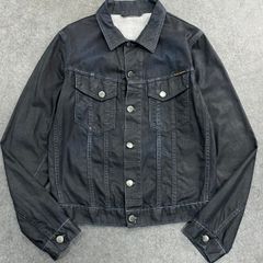 イタリア製 Nudie Jeans Co NJ2901 TERRY Coated Denim ヌーディージーンズ コーティング デニムジャケット トラッカージャケット Gジャン ブルゾン メンズ