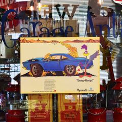 ポスター / [Plymouth] ロードランナー Road Runner アメリカン雑貨 ガレージ レース 車 インテリア オシャレ カッコイイ ビンテージ風