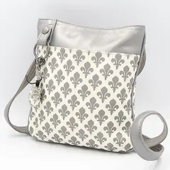  パトリックコックス フルールドリス レザー アイボリー シルバー ガンメタリック金具 ショルダーバッグ NSY 2000000 NSK