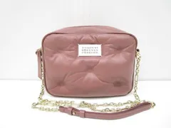 【送料無料】★☆Maison Margiela☆★メゾンマルジェラ Glam Slam グラムスラム チェーンショルダーバッグ S56WG0106 レザー 羊革 ピンク［360-331-30000_0228］