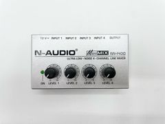 【美品】サウンドミキサー 4チャンネル オーディオミキサー 110-240V  MX400