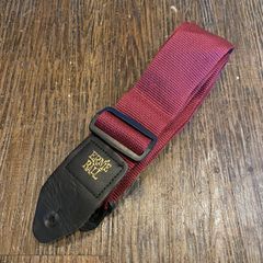 Ernie Ball ギター ベース ストラップ 赤色 アーニーボール 長さ調整可能 -c773