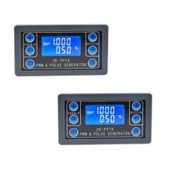 新品 シェルモジュール付き 調整可能なLEDディスプレイ 方形波長方形波信号発生器 PWMパルス数と周波数デューティサイクル 周波数発生器 パルス信号発生器 PWM ZK-PP1K 2pcs