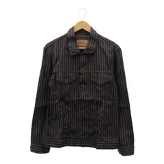 LEVI'S リーバイス 00's Levi's 70599 ストライプジャケット アウター メンズ L ブラウン 美品 タグ付き