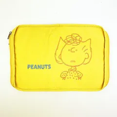 スヌーピー 収納ポーチ M トラベル 旅行 イエロー PEANUTS SNOOPY