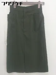 ◇ BEAMS HEART ビームスハート 膝下丈 タイト スカート サイズM ダークグリーン系 レディース  【中古】 【1111190006242】