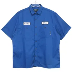 POLER ポーラー x WIND AND SEA ウィンダンシー S/S WORK SHIRT WDS-C-PLR-SH1 ショートスリーブ ワーク シャツ ブルー 半袖 サイズL sepzのサムネイル