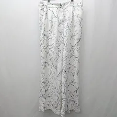 ◇ ⊂ DOUXARCHIVES ドゥアルシーヴ 総柄 ロング フレア デザインスカート サイズF ホワイ系 レディース E  【1505290016513】のサムネイル